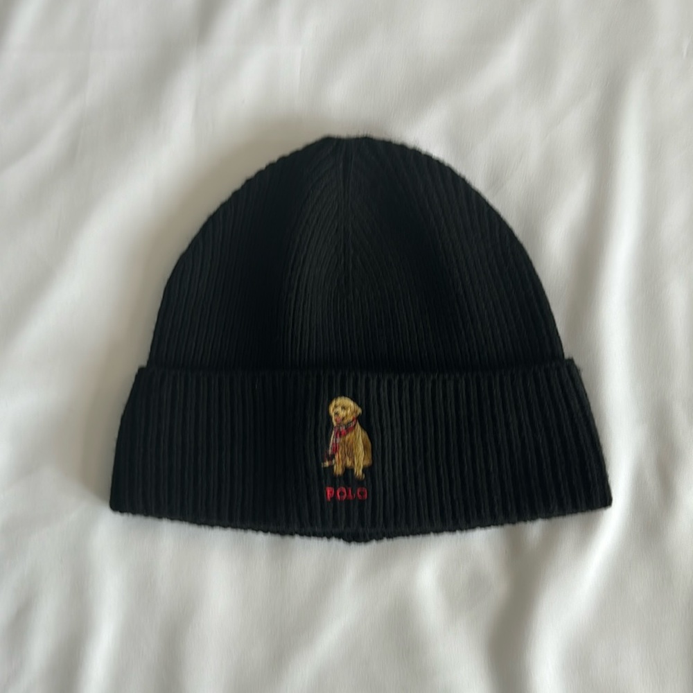 Polo Ralph Lauren Embroidered Golden Retriever Beanie